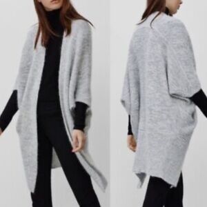 Aritzia Babaton Javier Cocoon Mohair Alpaca Blend Cardigan EUC Size S/M